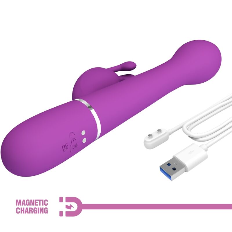 High Dejon 3 in 1 Multifunktions-rabbit-vibrator Lila