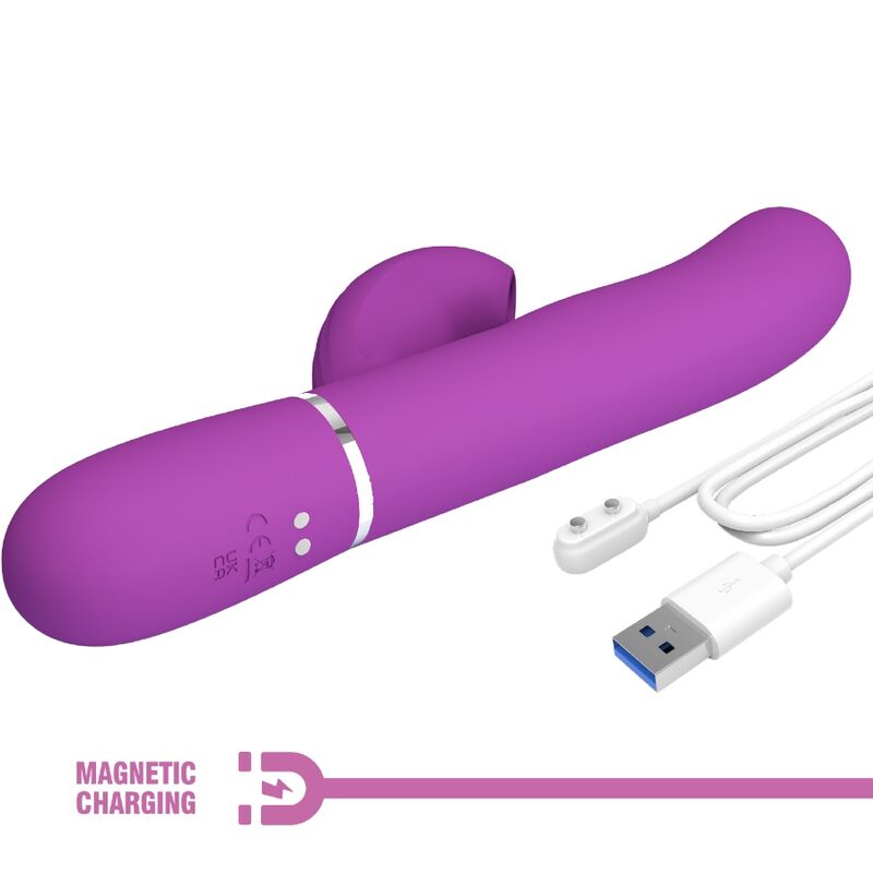 High Perlita 3 in 1 Multifunktions-rabbit-vibrator Lila