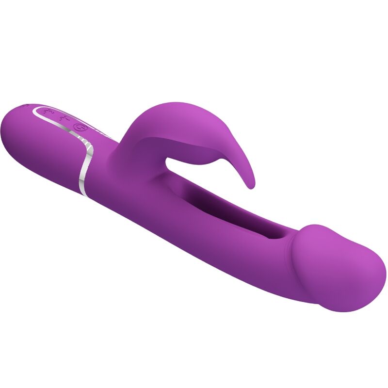 High Kampas 3 in 1 Multifunktions-rabbit-vibrator Lila