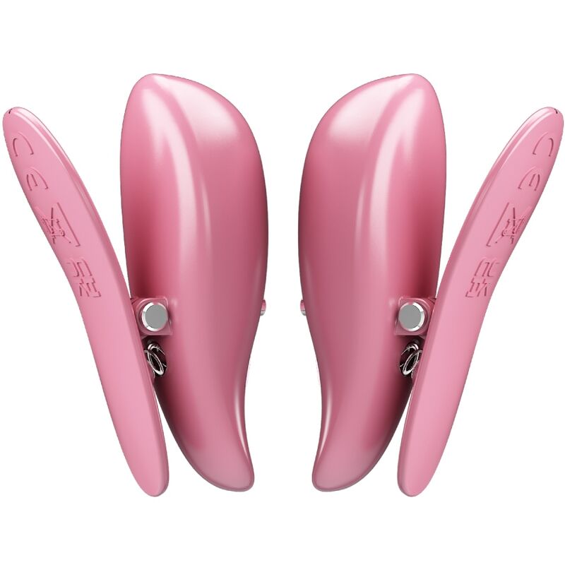 Fun Cailey Nippelklemmen 10 Vibrationen Fernbedienung Rosa