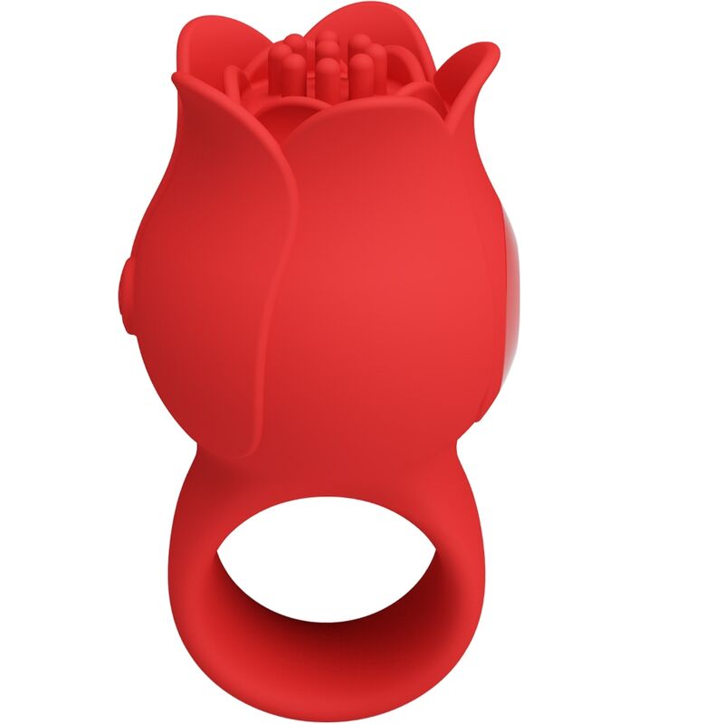 Fun Jae Rose Förmiger Fingervibrator 10 Vibrationen Rot