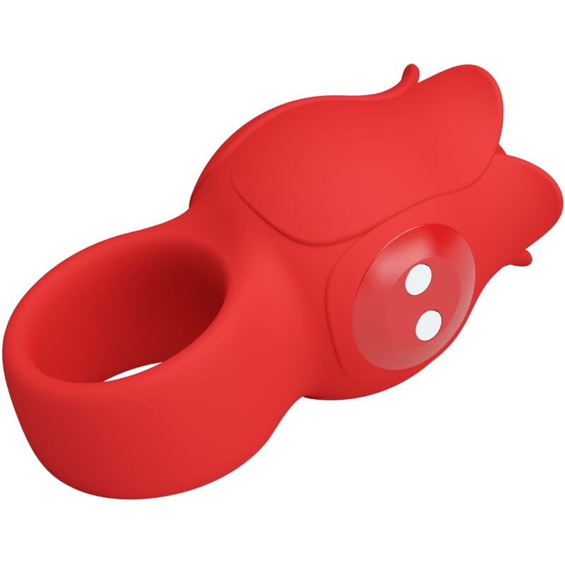Fun Jae Rose Förmiger Fingervibrator 10 Vibrationen Rot