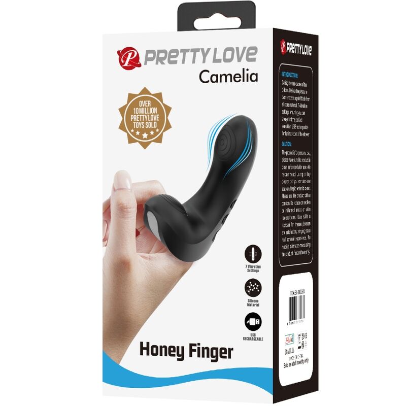 Fun Camelia Fingervibrator 7 Vibrationen Schwarz
