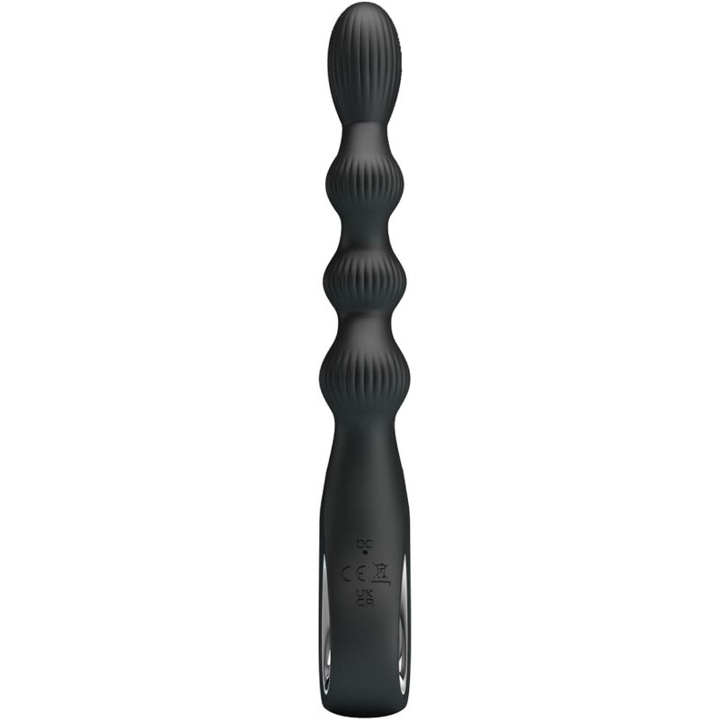 Anal Federer Analvibrator 12 Vibrationen Schwarz