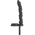 For Dillion Doppelte Penetration Cock Ring Schwarz