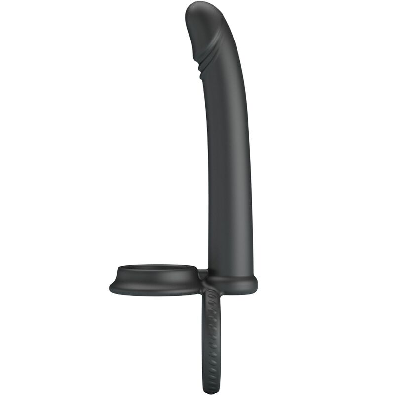 For Dillion Doppelte Penetration Doppelter Cockring Schwarz