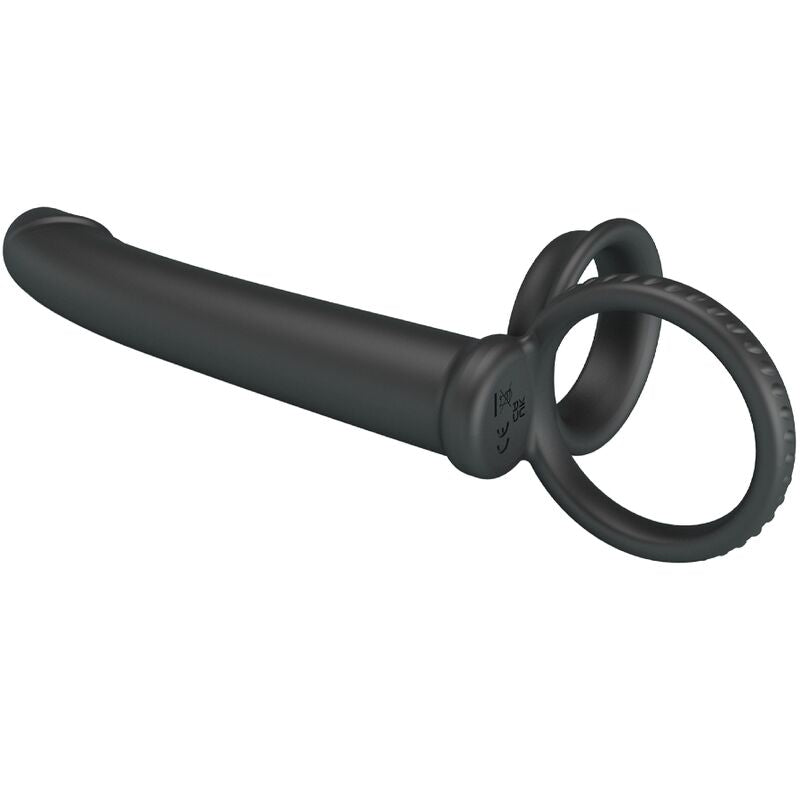 For Dillion Doppelte Penetration Doppelter Cockring Schwarz