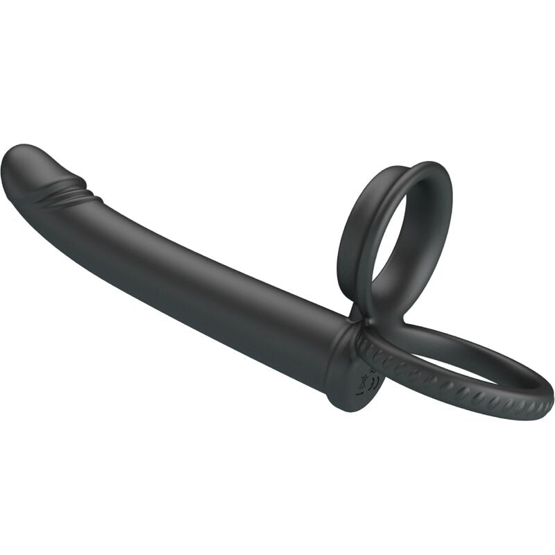 For Dillion Doppelte Penetration Doppelter Cockring Schwarz