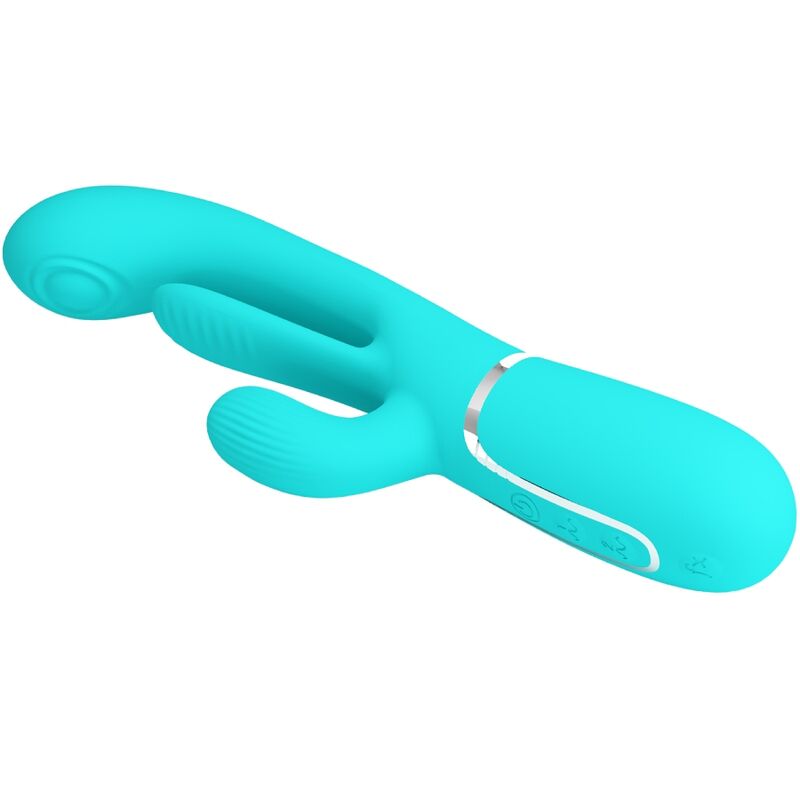 High Shania Triple Rabbit Multifunktionsvibrator 3 in 1 Blau