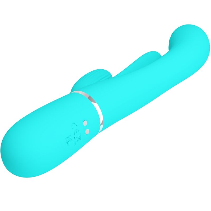 High Shania Triple Rabbit Multifunktionsvibrator 3 in 1 Blau