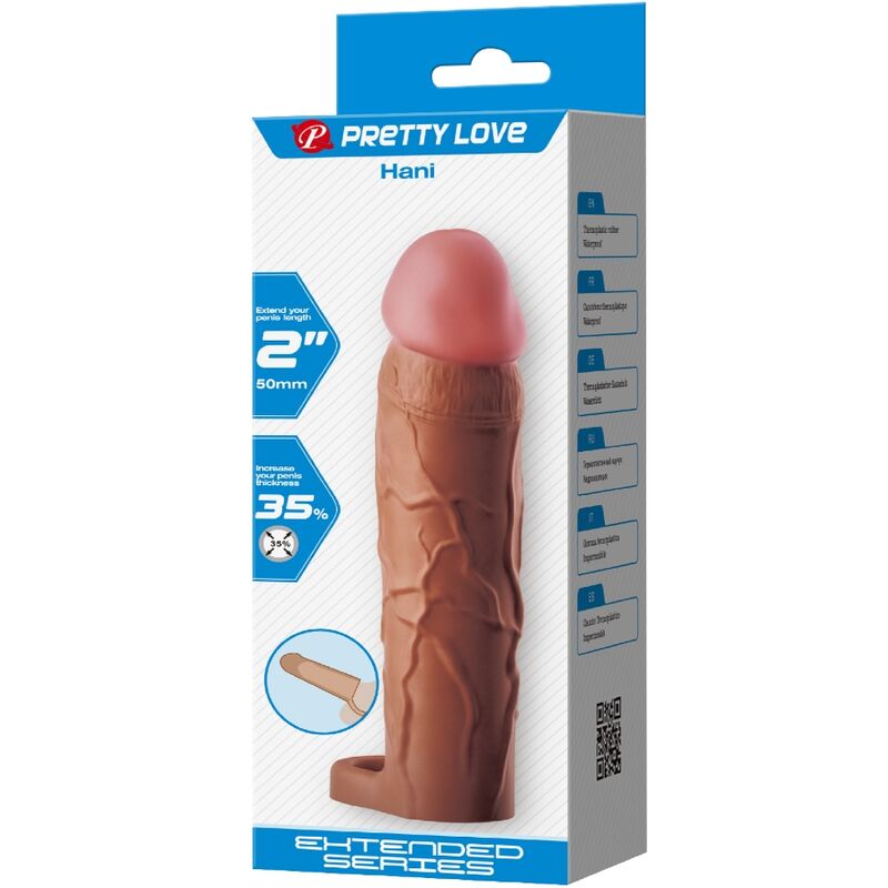 For Hani Penishülle mit 5 cm Verlängerung Mulatte