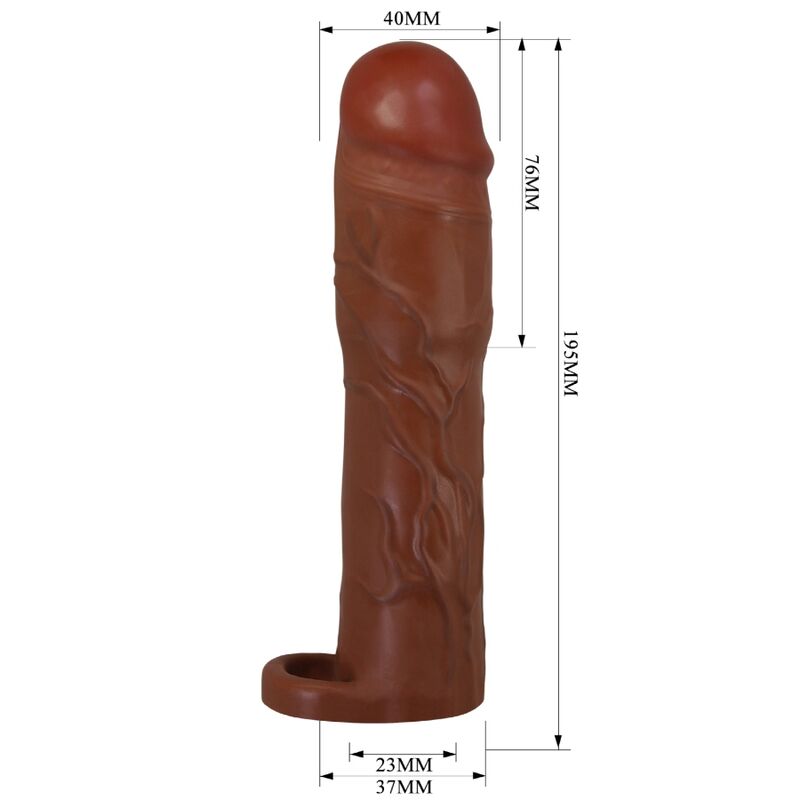 For Gerd Penishülle mit 7,6 cm Verlängerung Mulatte