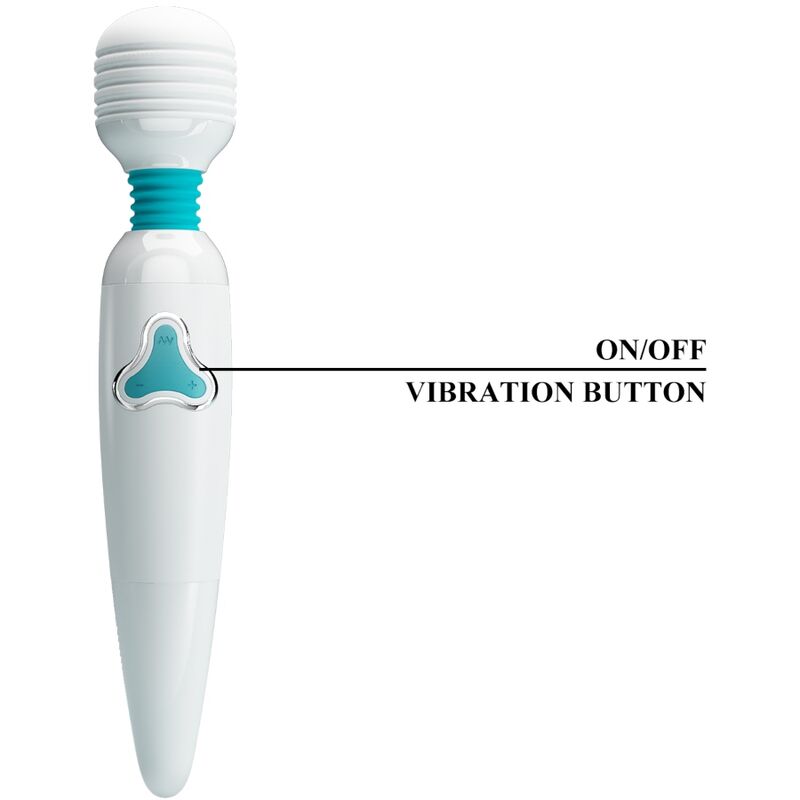 High Cloud Wand Vibrator 7 Vibrationen Weiss