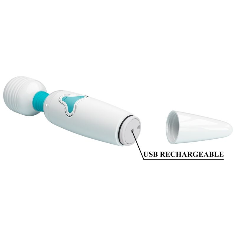 High Cloud Wand Vibrator 7 Vibrationen Weiss