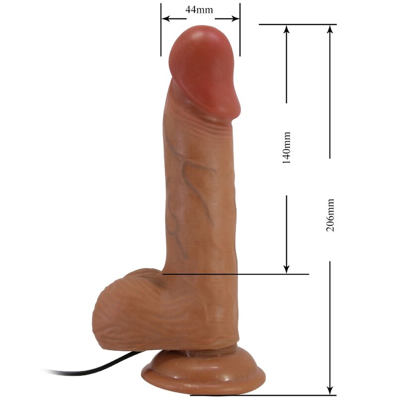 Baile Catoblepas Realistischer Vibrator 20,6 cm Flesh