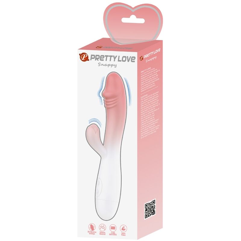 High Snappy Rabbit Vibrator 30 Vibrationen Rosa