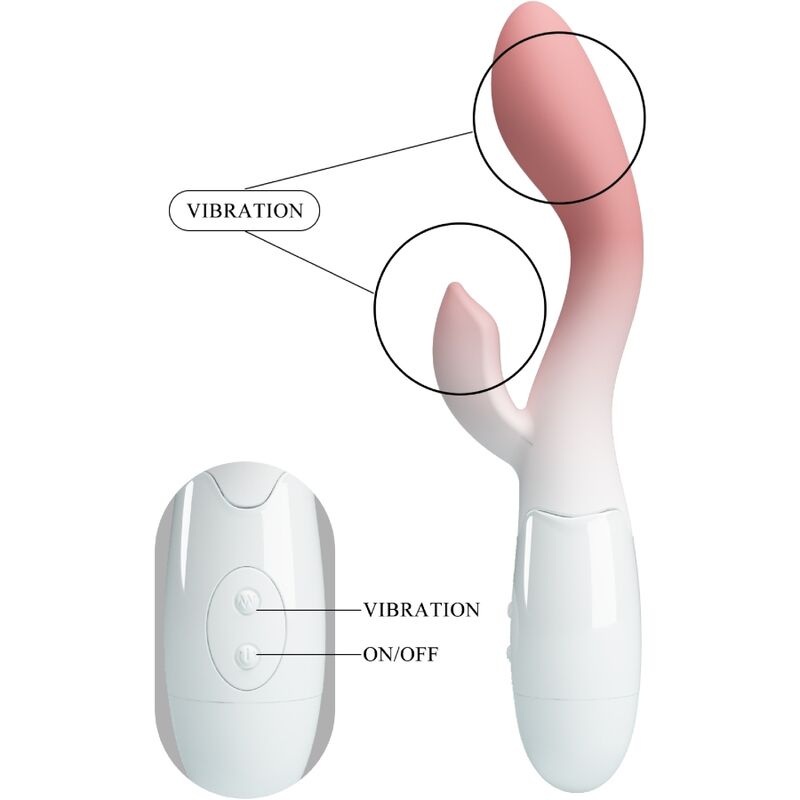 High Brighty G-spot Vibrator + Klitoris-stimulator 30
