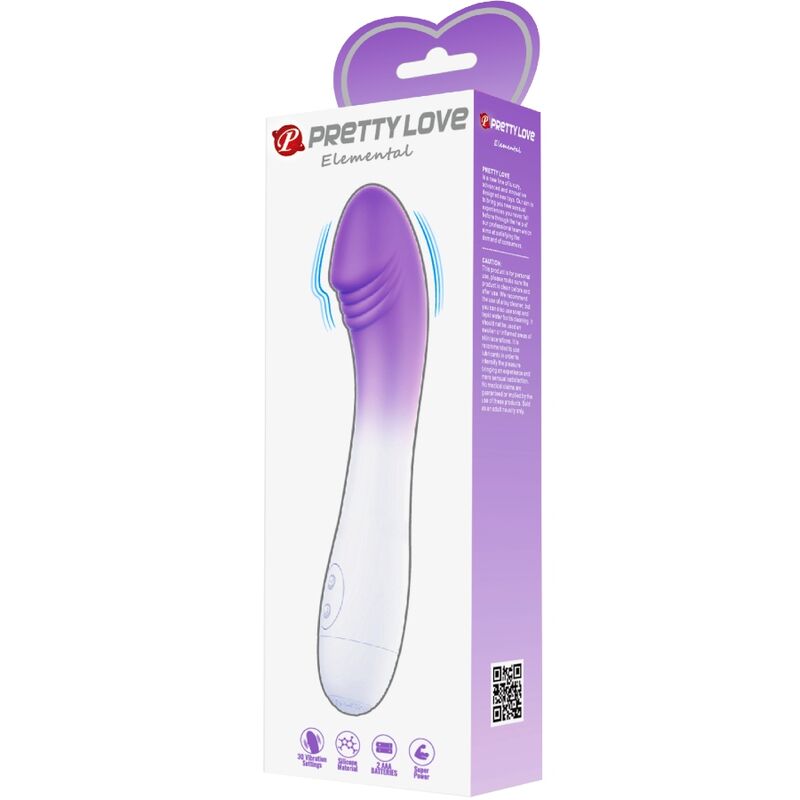 High Elemental G-spot Vibrator 30 Vibrationen Lila