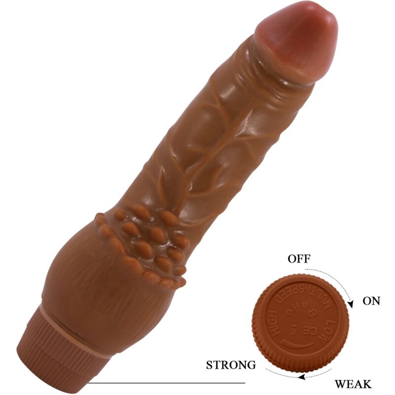 Baile Barbara Realistischer Vibrator 19,5 cm Mulatte
