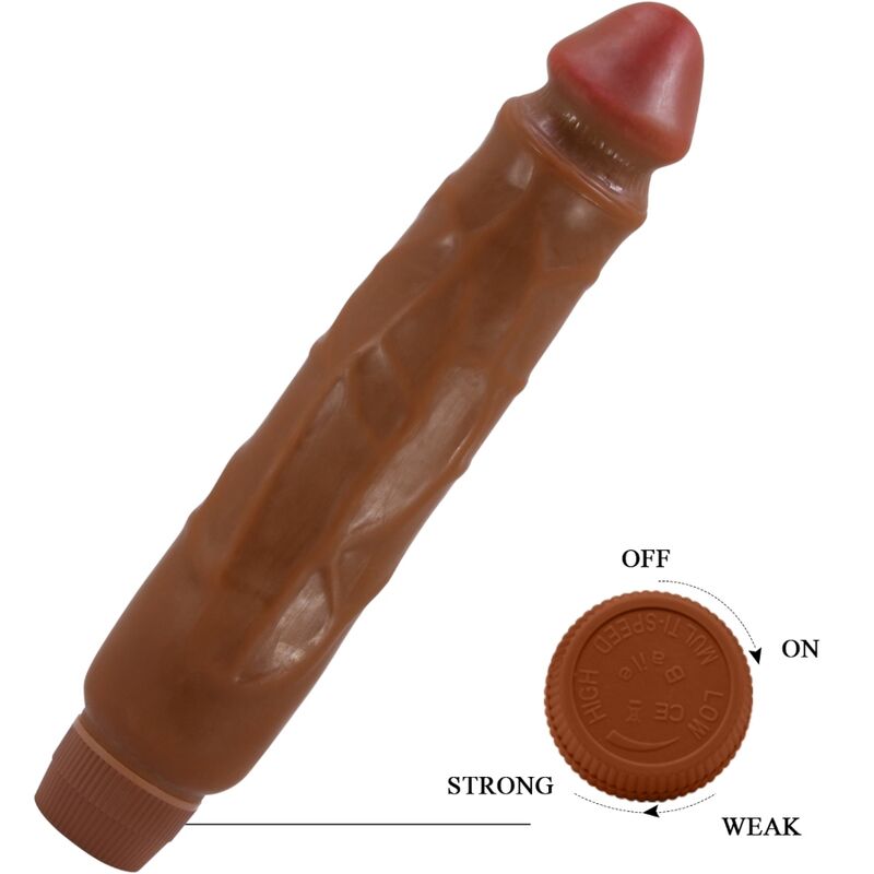 Baile Jack Realistischer Vibrator 26 cm Mulatte