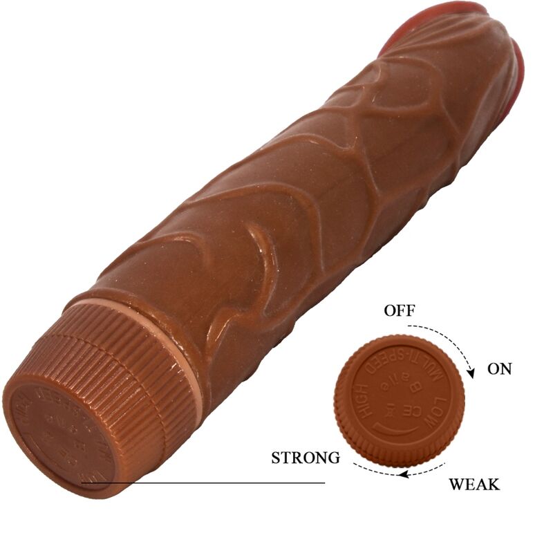 Baile Bob Realistischer Vibrator 22,5 cm Mulatte
