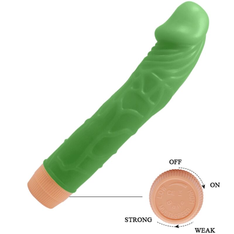Baile Bill Realistischer Vibrator 22,5 cm Grün