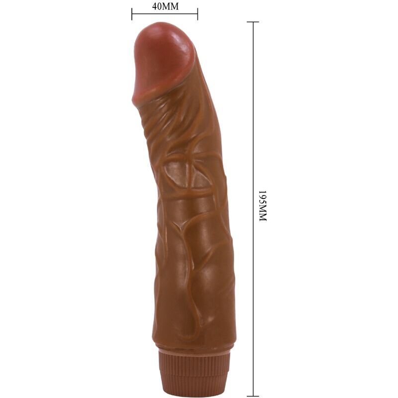 Baile Jeff Realistischer Vibrator 19,5 cm Mulatte