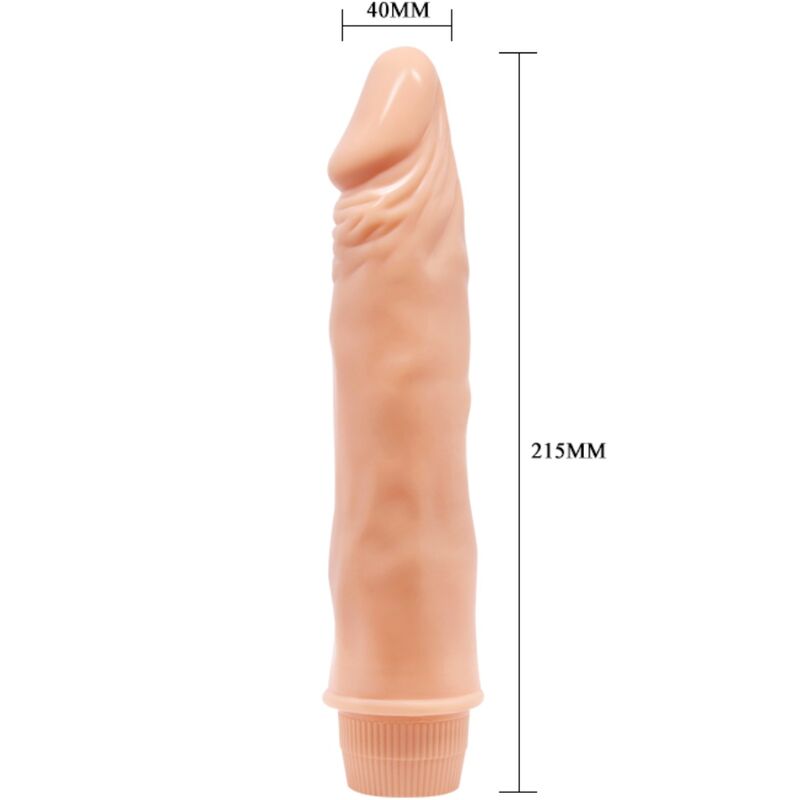 Baile Zwerg Realistischer Vibrator 21 cm Fleisch