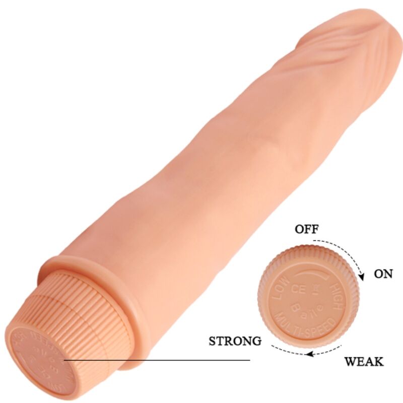 Baile Zwerg Realistischer Vibrator 21 cm Fleisch