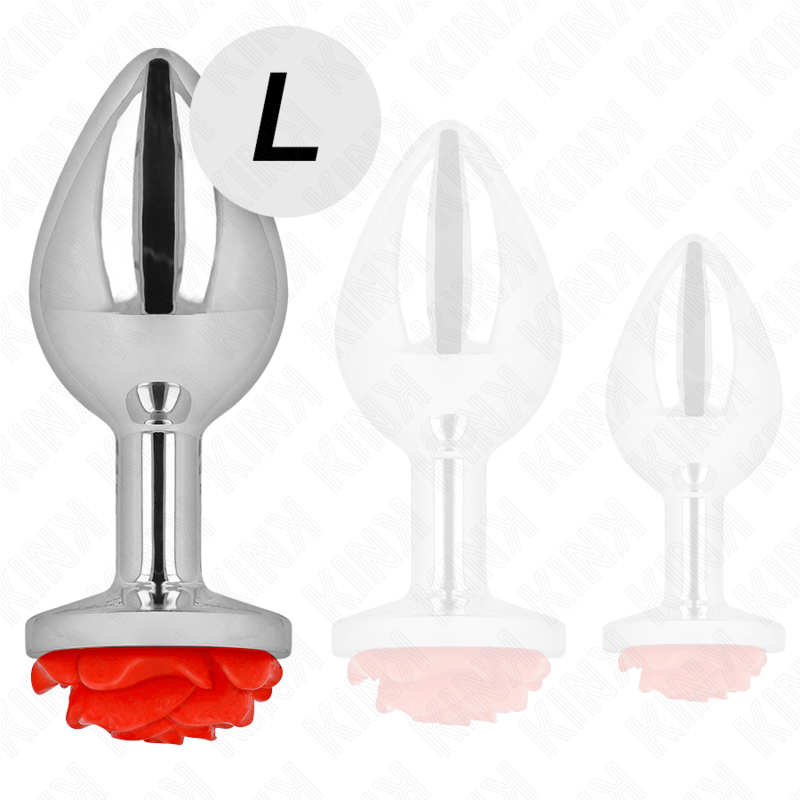 Kink Plug Anal Rose Rot Grösse L