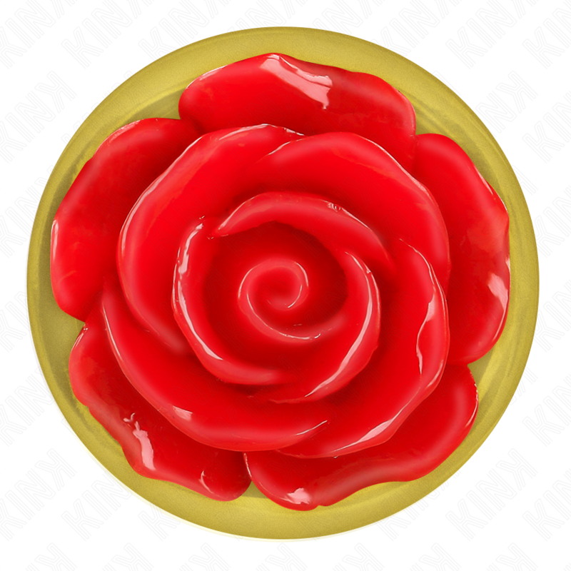 Kink Plug Anal Gold Rose Rot Grösse M