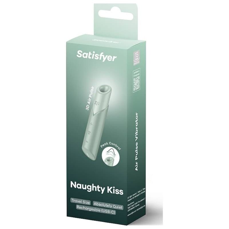 Satisfyer Naughty Kiss Wave Klitoris-stimulator Aquamarin