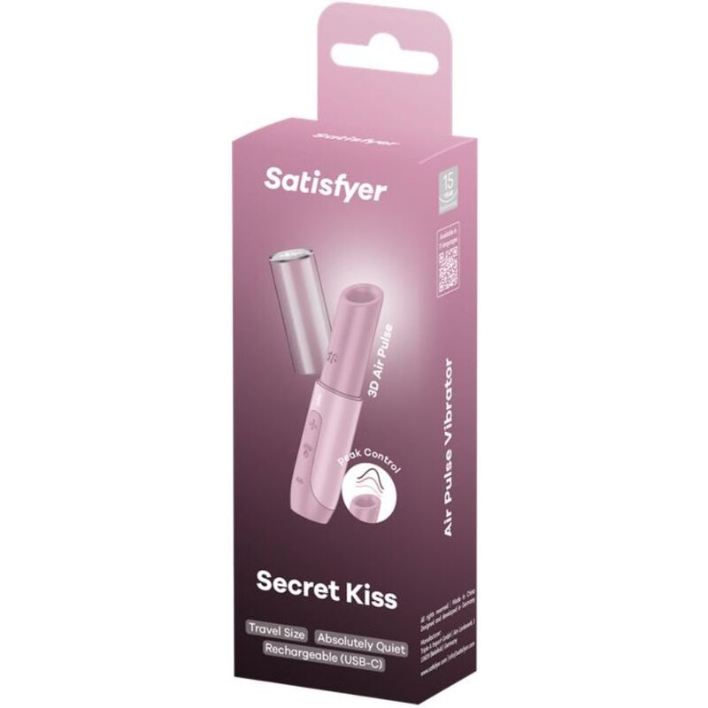 Satisfyer Secret Kiss Wave Klitoris-stimulator Rosa