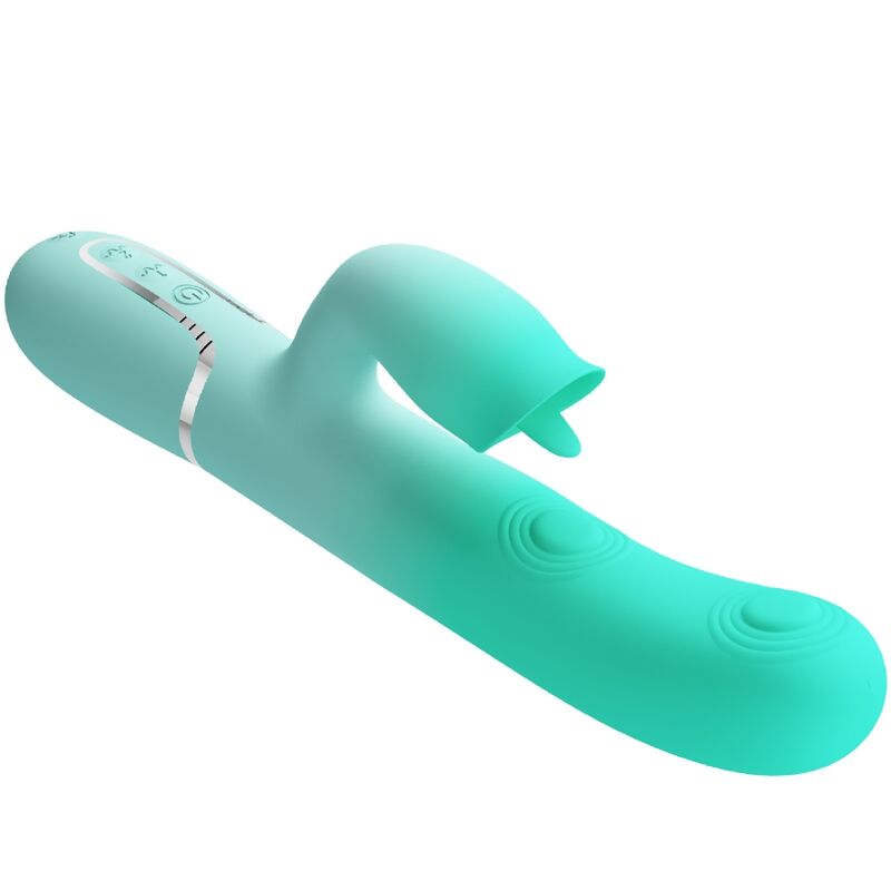 High Gigi Multifunktions-rabbit-vibrator Aquagrün