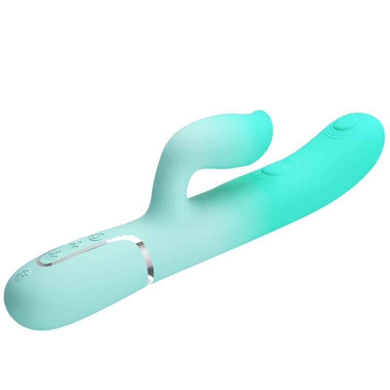 High Gigi Multifunktions-rabbit-vibrator Aquagrün