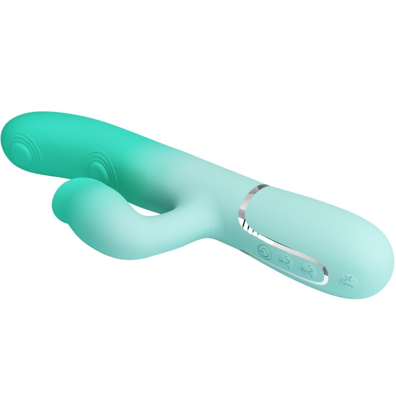 High Gigi Multifunktions-rabbit-vibrator Aquagrün