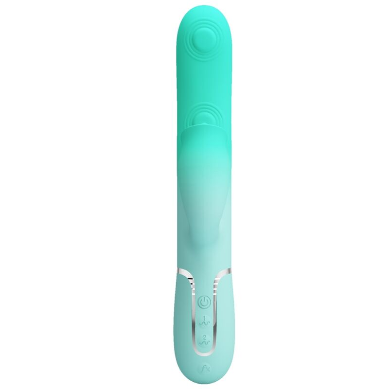 High Gigi Multifunktions-rabbit-vibrator Aquagrün