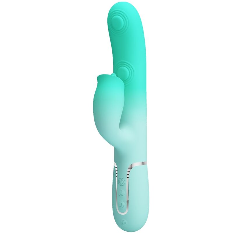 High Gigi Multifunktions-rabbit-vibrator Aquagrün