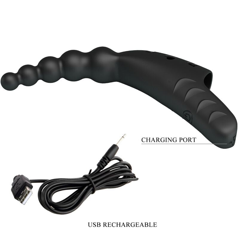 Fun Jordin Fingervibrator 10 Vibrationen Schwarz