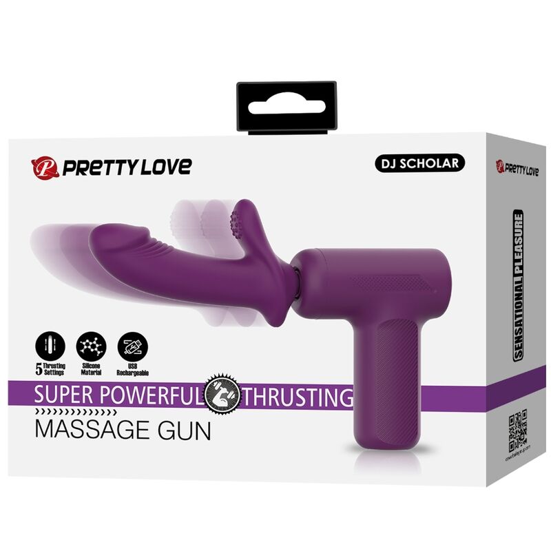 High Dj Scholar Massager 5 Einstellungen Lila