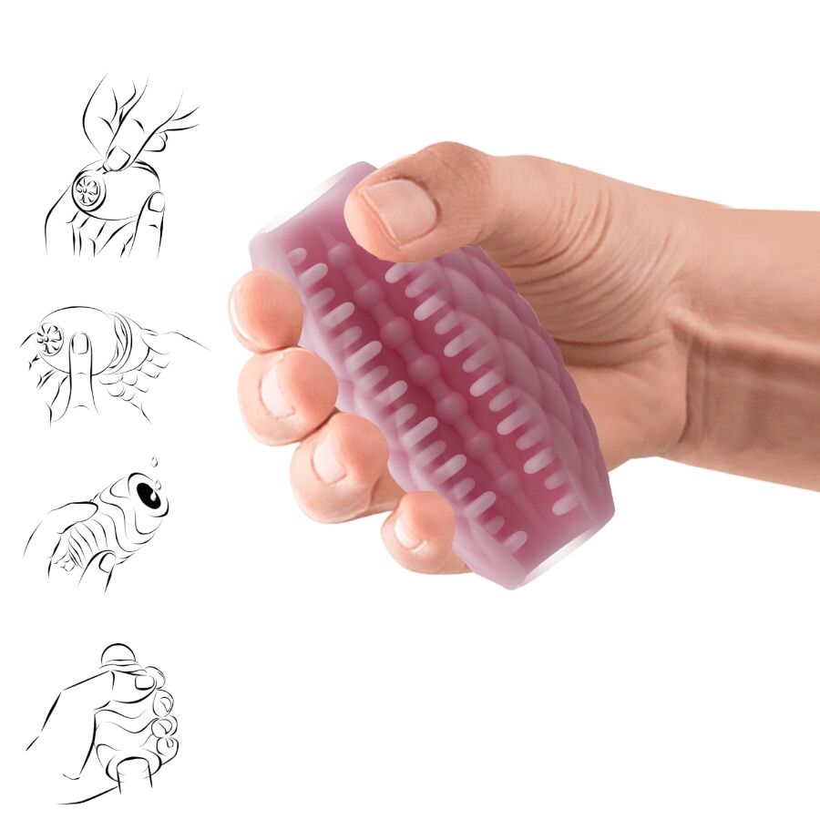 Bodies Athena Eros Männlicher Masturbator aus Silikon Rosa
