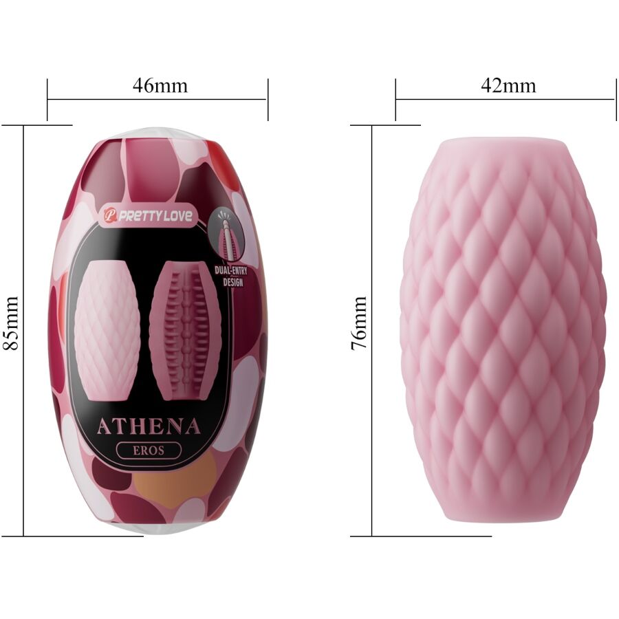 Bodies Athena Eros Männlicher Masturbator aus Silikon Rosa