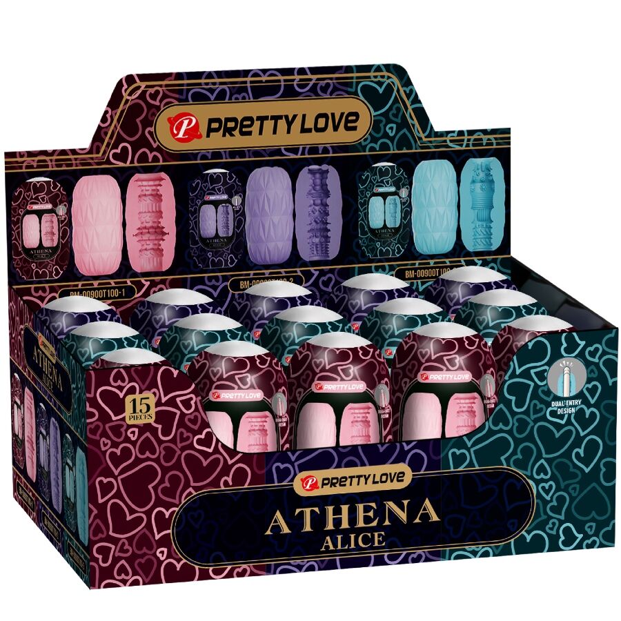 Bodies Athena Alice Pack 15 Verschiedene Männliche Masturbatoren