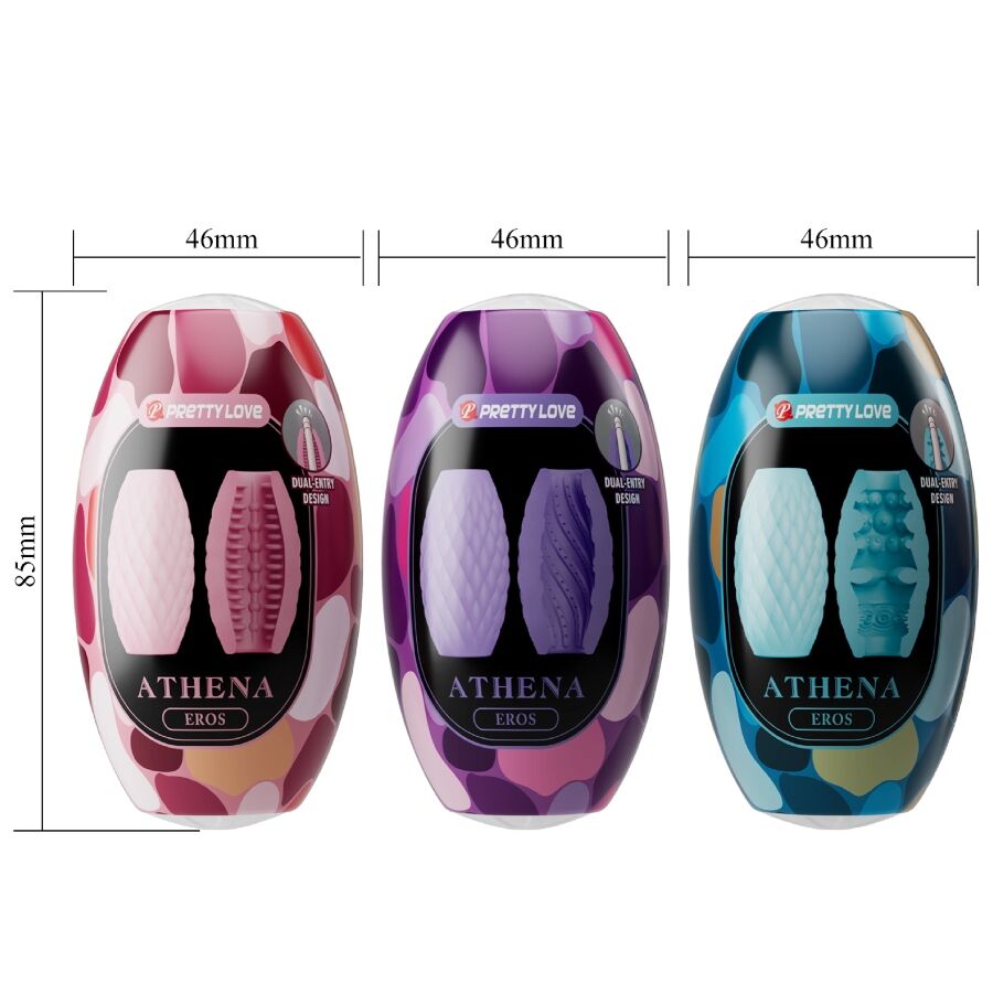 Bodies Athena Eros Pack 15 Verschiedene Männliche Masturbatoren