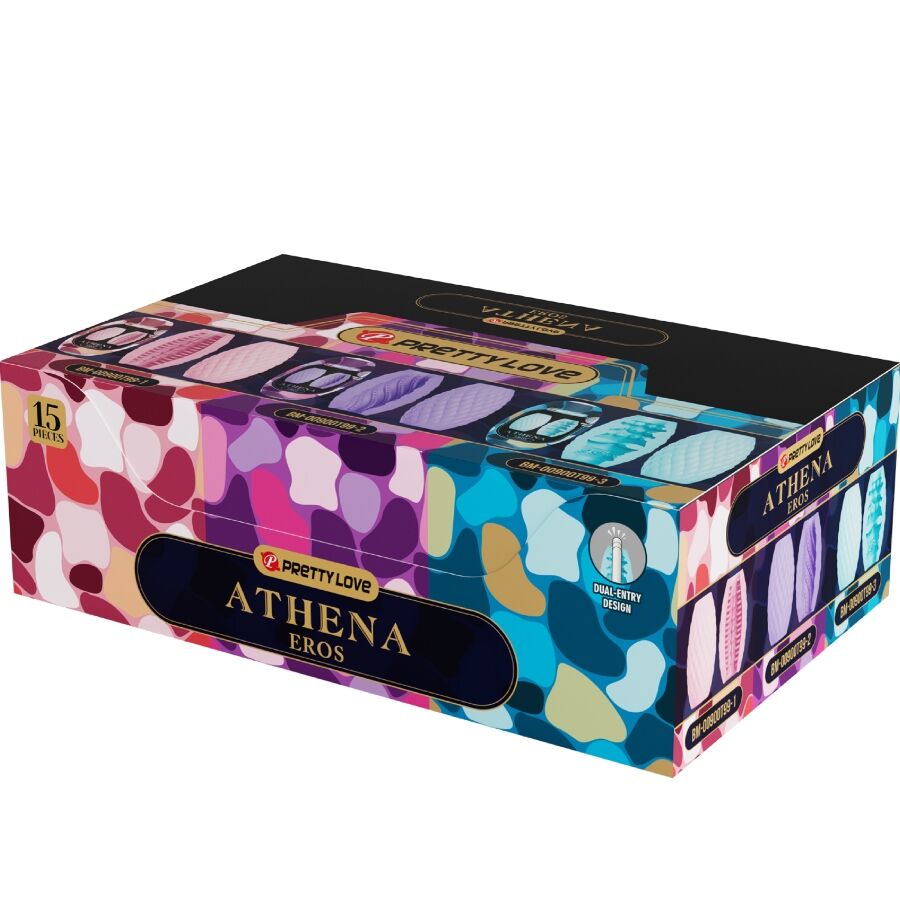 Bodies Athena Eros Pack 15 Verschiedene Männliche Masturbatoren