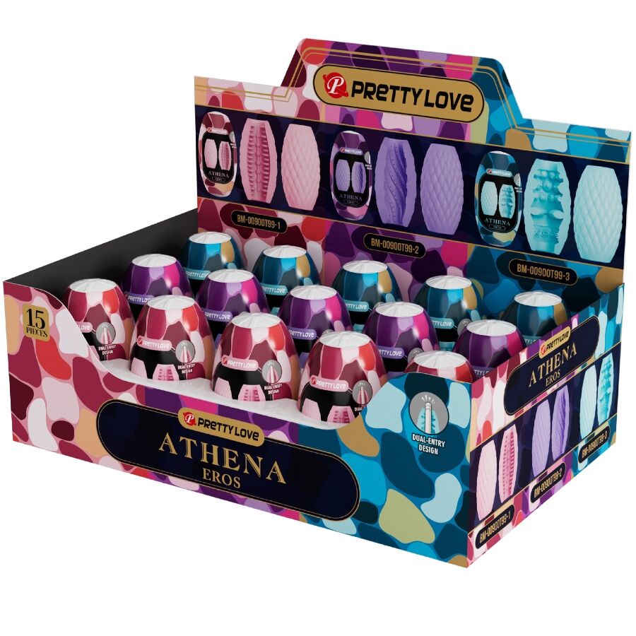 Bodies Athena Eros Pack 15 Verschiedene Männliche Masturbatoren
