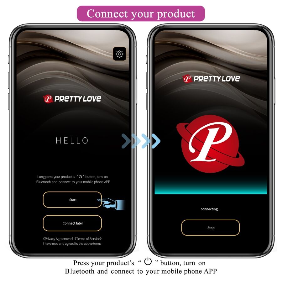 App Leviathan App-gesteuerter Vibrator Lila