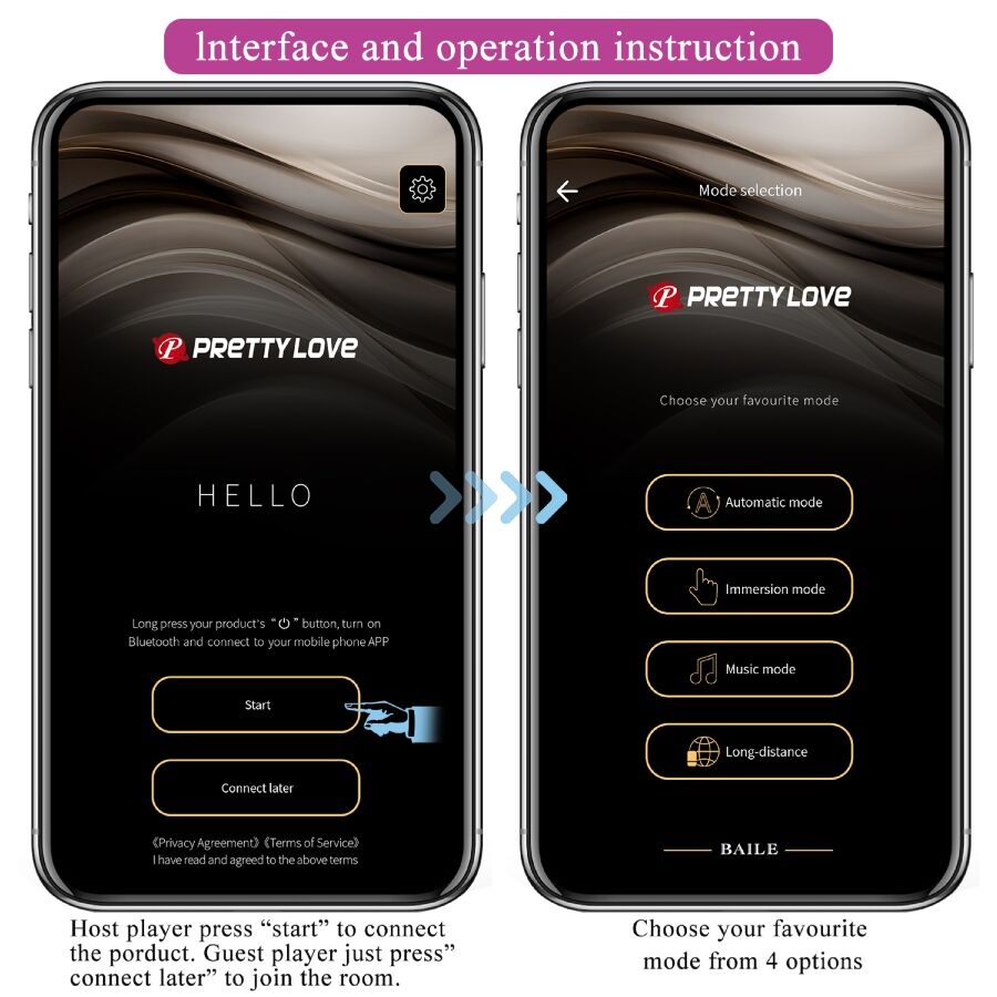 App Leviathan App-gesteuerter Vibrator Lila