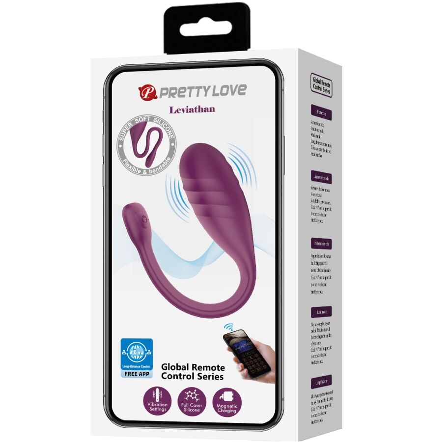 App Leviathan App-gesteuerter Vibrator Lila