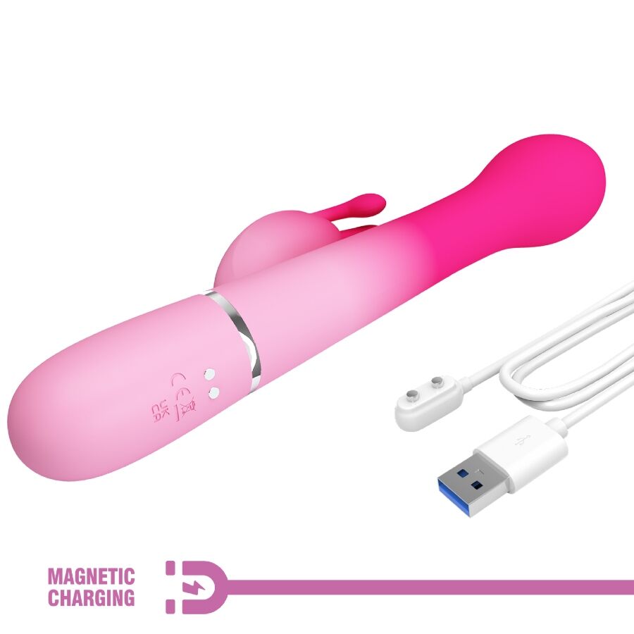 High Dejon 3 in 1 Multifunktions-rabbit-vibrator Rosa